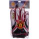 Воротарські рукавиці дитячі MANCHESTER BALLONSTAR FB-0028-05 розмір 5-8 червоний-білий