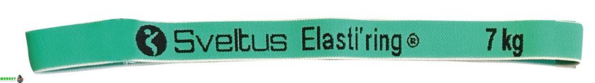 Резинка для фитнеса Sveltus Elasti'ring тканевая 7 кг Зеленая (SLTS-0153)