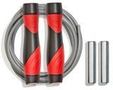 Скакалка Reebok Premium Skipping Rope черная, красная Уни 280 см