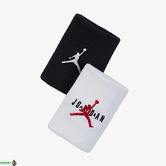 Напульсник Nike JORDAN JUMPMAN TERRY WRIST BANDS 2 PK черный, белый, красный Уни OSFM