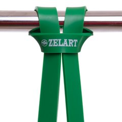 Резинка петля для подтягиваний Zelart FI-941-4 POWER BANDS зеленый