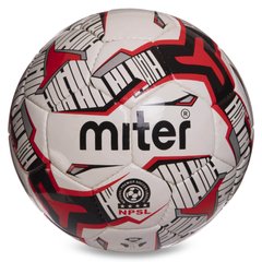Мяч футбольный №5 PU ламин. MITER BALLONSTAR MR-16 (№5, 5 сл., сшит вручную, цвета в ассортименте)