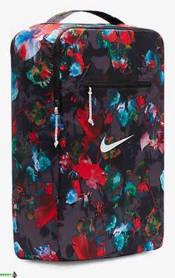 Сумка для взуття Nike NK STASH SHOE BAG - AOP чорний, червоний, синій Уні 23х12,5х35,5 см