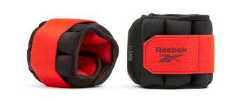 Обважнювачі щиколотки Reebok Flexlock Ankle Weights чорний, червоний Uni 0.5 кг