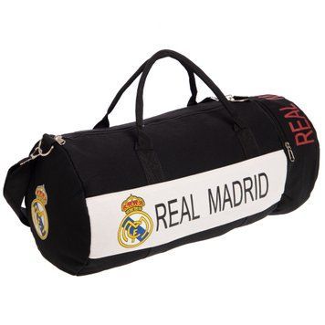 Сумка для тренувань спортивна клубна REAL MADRID SP-Sport GA-5633-4 чорний-білий