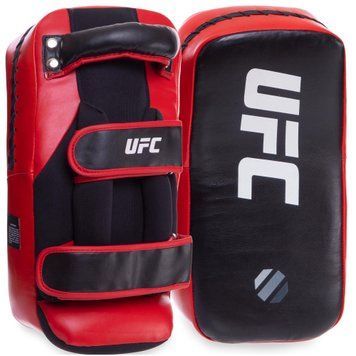 Пады для тайского бокса Тай-пэды UFC PRO Thai UCP-75347 38x19x10см 2шт чорний-червоний