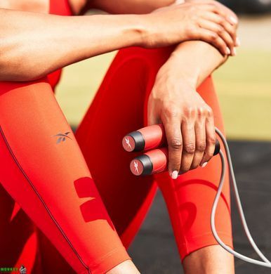 Скакалка Reebok Premium Skipping Rope чорний, червоний Уні 280 см