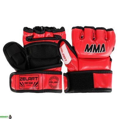 Рукавички для змішаних єдиноборств MMA UCF BO-0397 Чорний XS XS-2XL