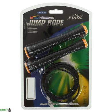 Скакалка скоростная с подшипниками и стальным тросом CIMA CM-J609 3,2м цвета в ассортименте