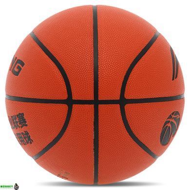 Мяч баскетбольный PU №7 LI-NING CBA LBQK577-3 (оранжевый)