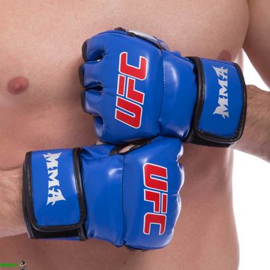 Перчатки для смешанных единоборств MMA UCF BO-0397 XS-2XL цвета в ассортименте