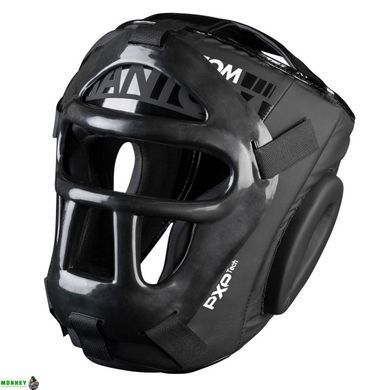 Боксерский шлем Phantom APEX Cage Black (капа в подарок)