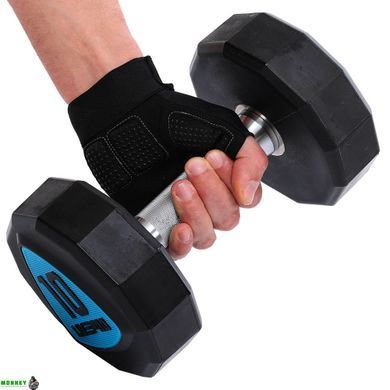 Гантели профессиональные с полиуретановым покрытием LiveUp LP8003-10 (2х10кг)