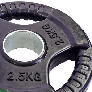 Блины (диски) обрезиненные Record TA-5706-2 50 52мм 20кг черный