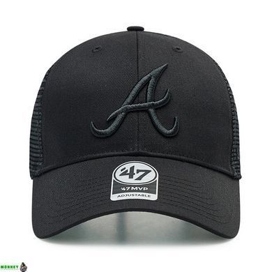 Кепка-тракер 47 Brand BATTER MAN LOGO BASE RUNNER черный серый Уни OSFA