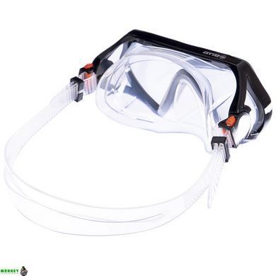 Набор для плавания маска c трубкой Zelart M166-SN52-PVC Желтый-серый-прозрачный