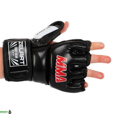 Рукавички для змішаних єдиноборств MMA UCF BO-0397 Чорний XS XS-2XL