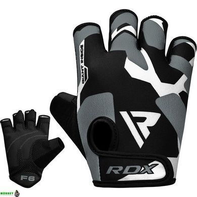 Рукавички для фітнесу RDX F6 Sumblimation Grey L