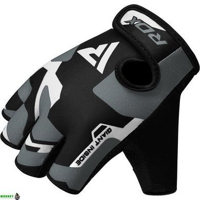Рукавички для фітнесу RDX F6 Sumblimation Grey L