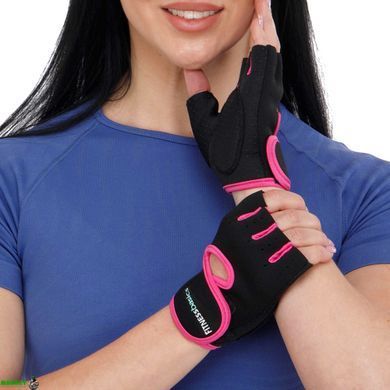 Рукавички для фітнесу та тренувань FITNESS BASICS BC-893 Чорний-синій S