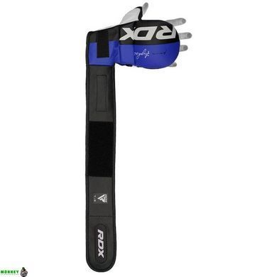 Перчатки ММА (Греплинговые перчатки) RDX T6 Plus Rex Blue XL (капа в комплекте)