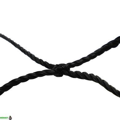 Сетка для волейбола AOPI AP-256 9x2,43м черный-белый