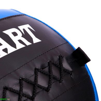 М'яч набивний для кросфіту волбол WALL BALL Zelart FI-5168-5 5кг чорний-синій