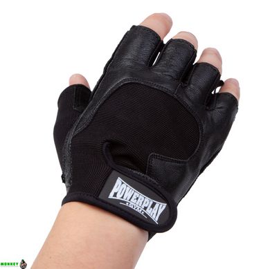 Перчатки для фитнеса и тяжелой атлетики PowerPlay 2154 черные XL