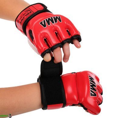 Рукавички для змішаних єдиноборств MMA UCF BO-0397 Чорний XS XS-2XL