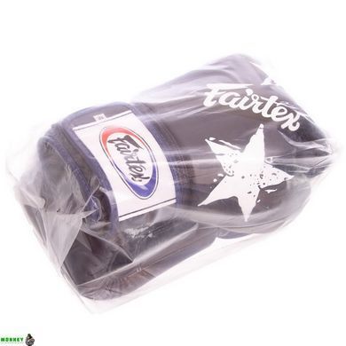 Рукавички боксерські шкіряні FAIRTEX BGV1N Чорний 14 унції NATION PRINT