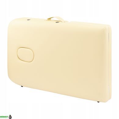 Масажний стіл складний 4FIZJO Massage Table+ Wood W60 Beige (P-5907739318367)