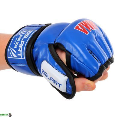 Рукавички для змішаних єдиноборств MMA UCF BO-0397 Чорний XS XS-2XL