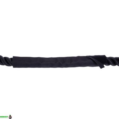 Канат для кросфіту Zelart FI-2597-12 15м чорній