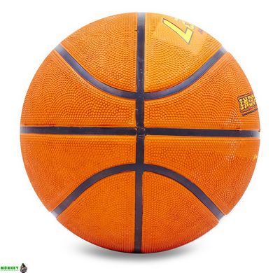 Мяч баскетбольный резиновый LANHUA Super soft Indoor S2104 №5 оранжевый