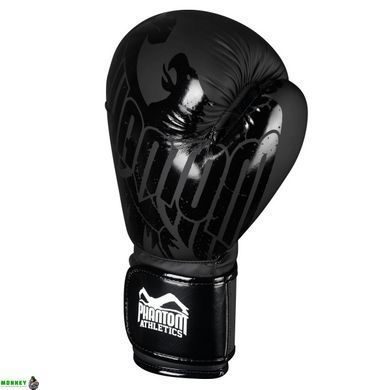 Боксерские перчатки Phantom Germany Eagle Black 10 унций (капа в подарок)