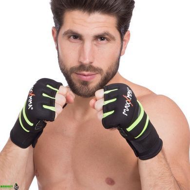 Перчатки-бинты внутренние для бокса и единоборств MAXXMMA BO-0840 Малиновый-черный S-M