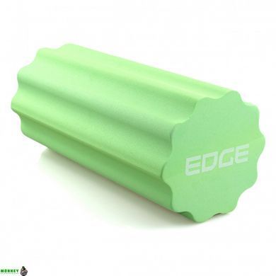 Масажний ролик EDGE профільований YOGA Roller EVA RO3-45 зелений (45*15см.)