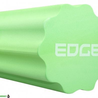 Масажний ролик EDGE профільований YOGA Roller EVA RO3-45 зелений (45*15см.)
