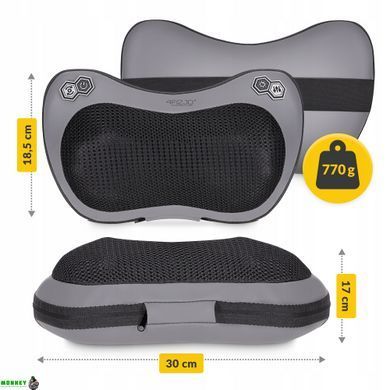 Подушка-массажер 4FIZJO Shiatsu Pro+ Black (P-5907739319159)