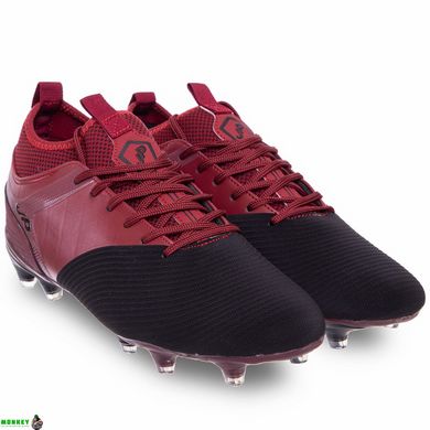 Бутсы футбольные OWAXX JP03-BB-2 размер 38-43 бордовый-черный