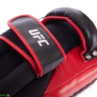 Пады для тайского бокса Тай-пэды UFC PRO Thai UCP-75347 38x19x10см 2шт черный-красный