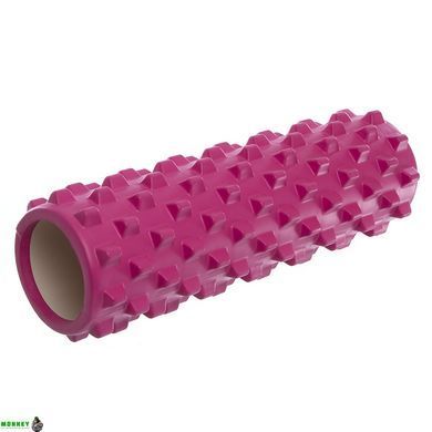 Роллер для йоги и пилатеса (мфр ролл) SP-Sport Grid Rumble Roller FI-4942 Синий 45см