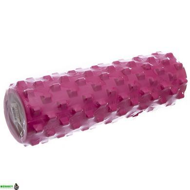 Роллер для йоги и пилатеса (мфр ролл) SP-Sport Grid Rumble Roller FI-4942 Синий 45см