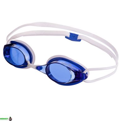 Очки для плавания стартовые MadWave STREAMLINE M045701 (поликарбонат, силикон, цвета в ассортименте)
