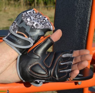 Рукавички для фітнесу MadMax MFG-831 Mti 83.1 Grey/Digital Camo M