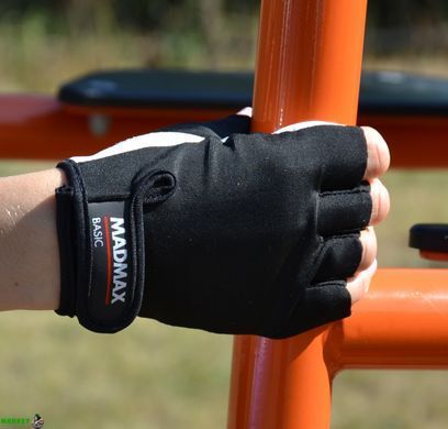 Перчатки для фитнеса MadMax MFG-250 Basic Whihe L
