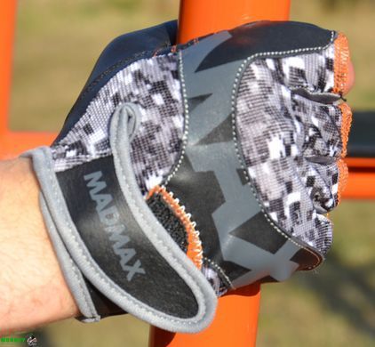 Рукавички для фітнесу MadMax MFG-831 Mti 83.1 Grey/Digital Camo M