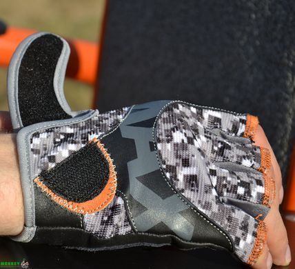 Рукавички для фітнесу MadMax MFG-831 Mti 83.1 Grey/Digital Camo M