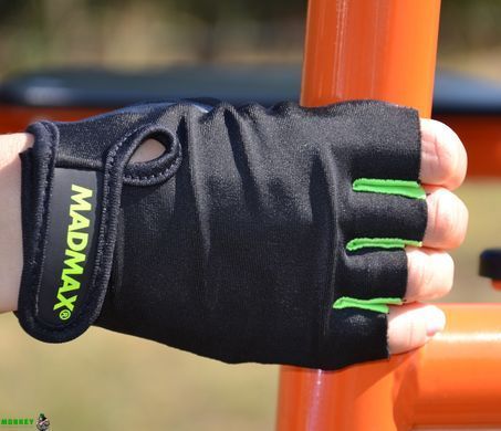 Рукавички для фітнесу MadMax MFG-251 Rainbow Green L