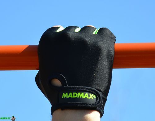 Рукавички для фітнесу MadMax MFG-251 Rainbow Green L